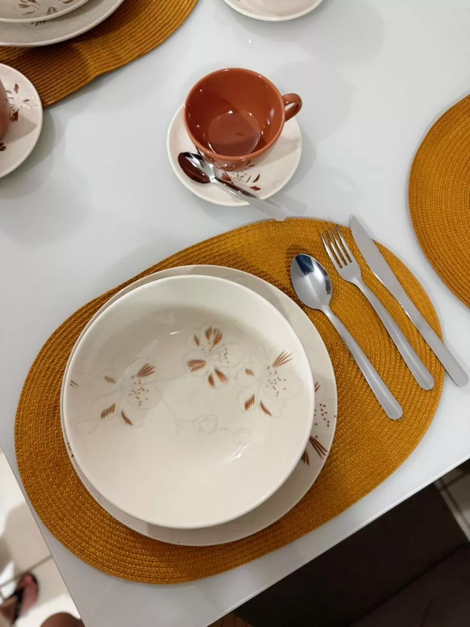 Aparelho de Jantar 20 Peças Unni Orquídea Oxford - Imagem 7