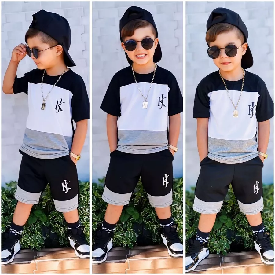 Conjunto Verão Infantil Menino – Blusa e Short - Imagem 2