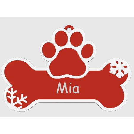 ✨ Enfeite de Natal Personalizado – Patinha com Nome ✨ - Imagem 9