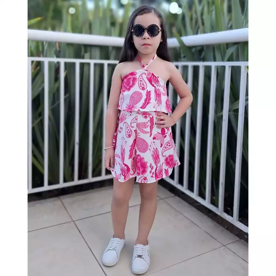Macaquinhio Menina em crepinho - Imagem 3
