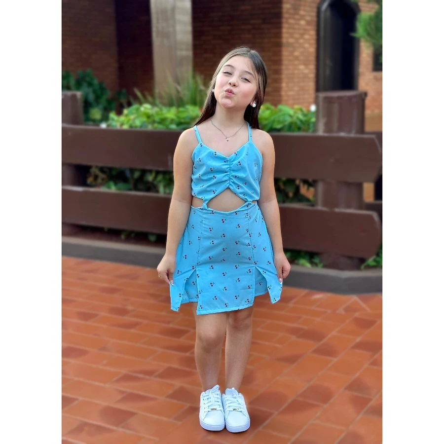 Macaquinho Infantil Short e Saia Crepinho Moda Blogueirinha 4 au 10 - Imagem 8