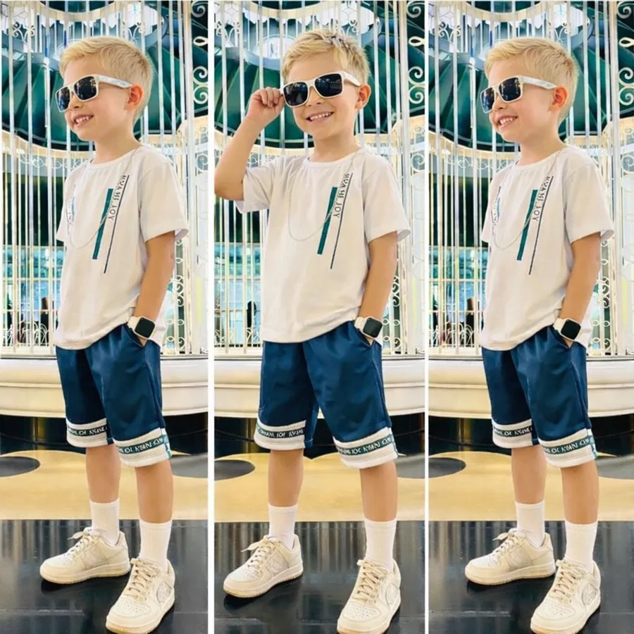 Conjunto Verão Infantil Menino – Blusa e Short - Imagem 5