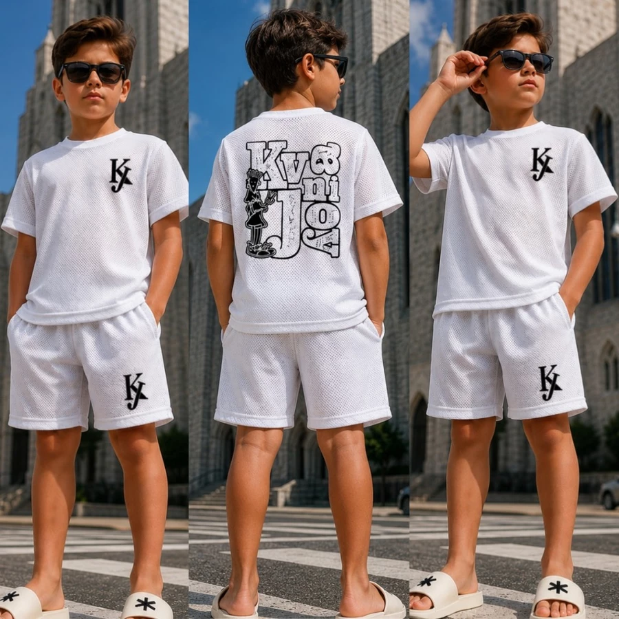 Conjunto Infantil Menino Verão – Camisa + Short Dry-Fit - Imagem 4