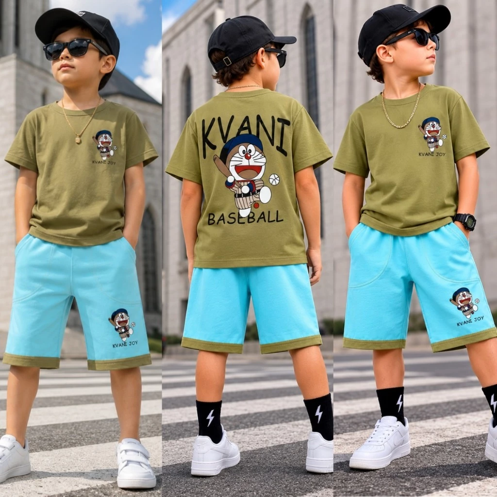 Conjunto Infantil Menino Verão – Camisa + Short Dry-Fit - Imagem 5