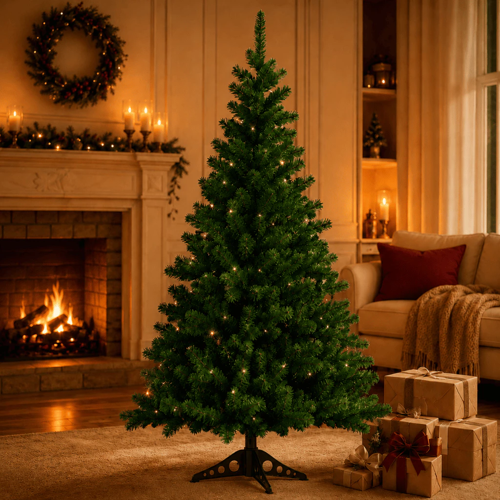 🎄 Árvore de Natal Verde 150cm – 220 Galhos
