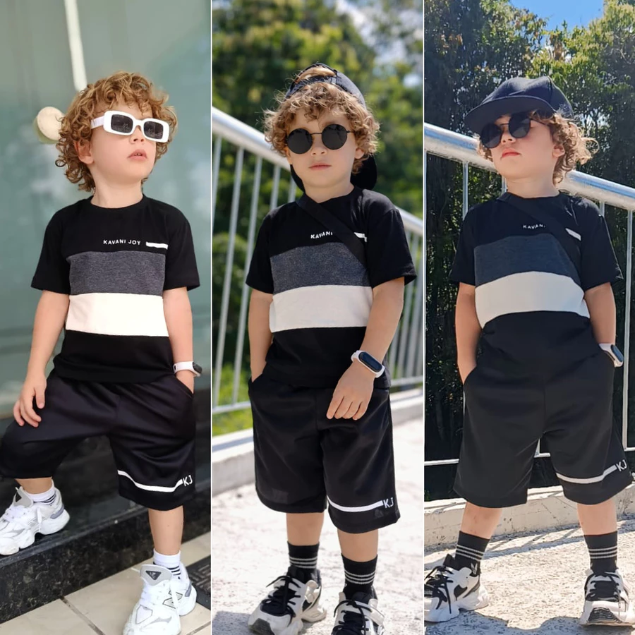 Conjunto Verão Infantil Menino – Blusa e Short - Imagem 7