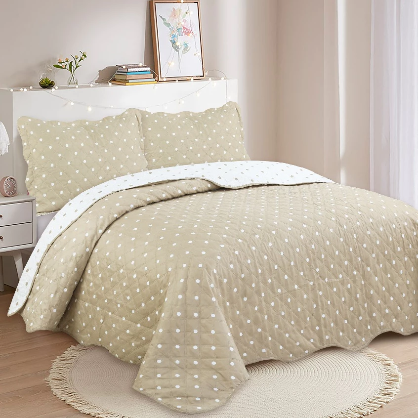 Kit Colcha Cobre Leito King 3 Peças Estampada - Imagem 14