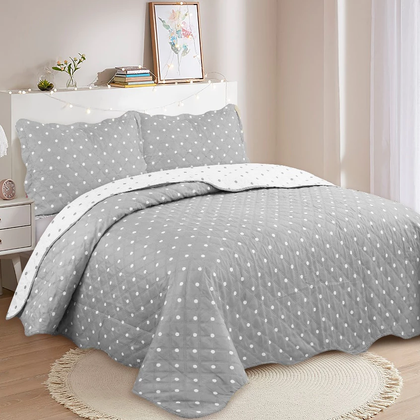 Kit Colcha Cobre Leito King 3 Peças Estampada - Imagem 15