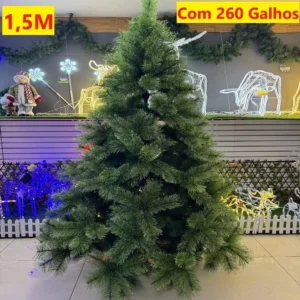 Árvore de Natal Pinheiro 1,50m – 260 Galhos