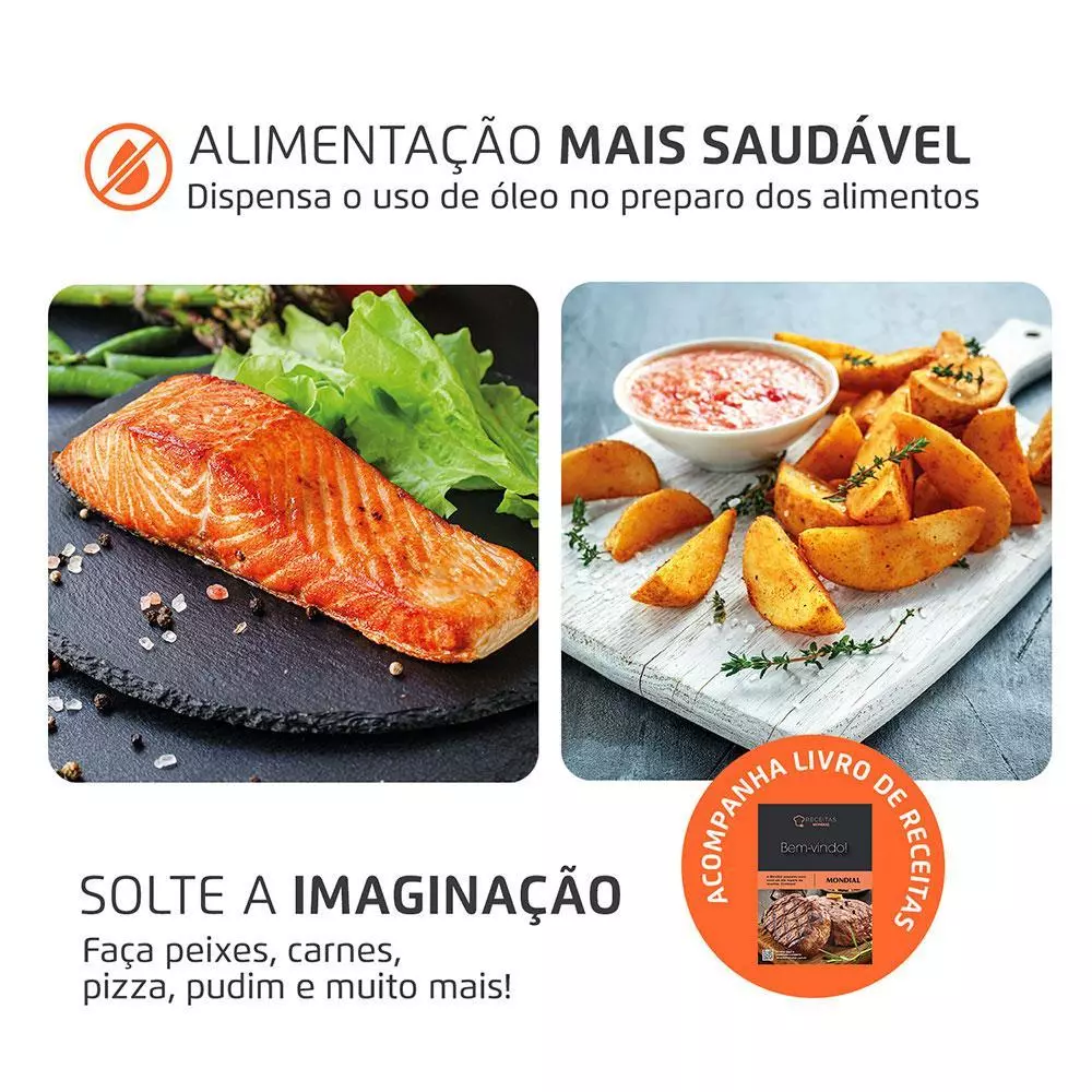 Air Fryer Oven Mondial 12L 127V - Imagem 6